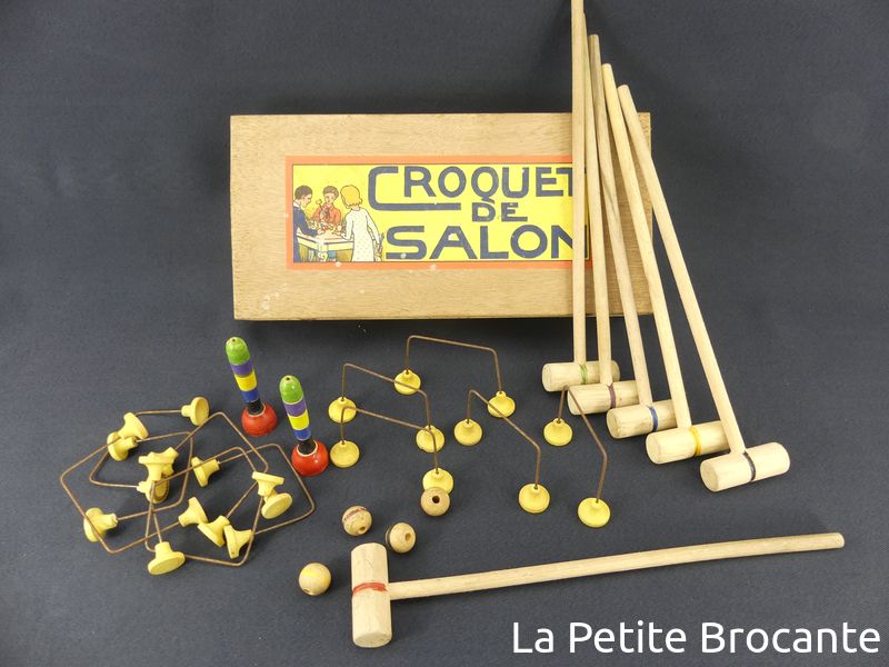 Ancien jeu Croquet de Salon