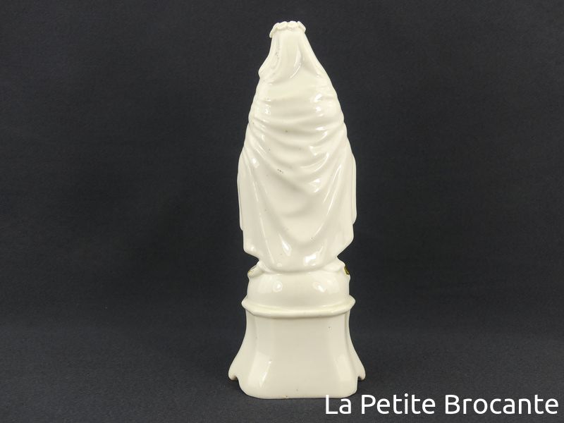 Vierge marie en porcelaine de Paris