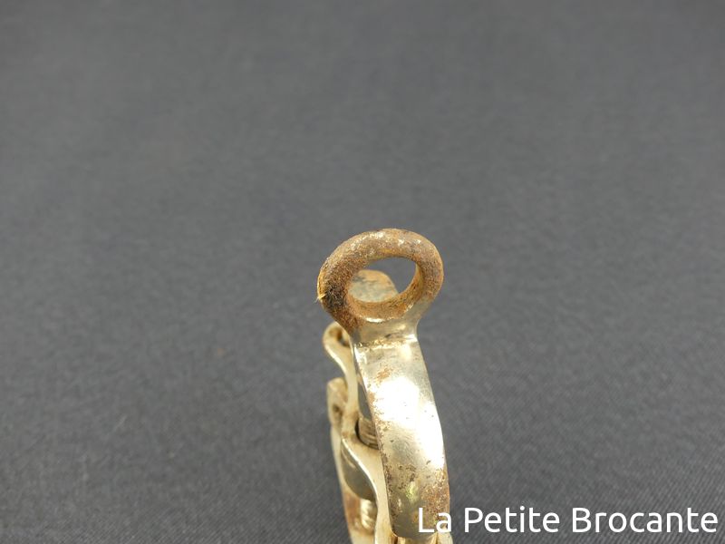 Menottes Vintage En Fer - Accessoire Nautique Ou Décoration - Modèle Ancien (début 1900) - Neuf Old Stock