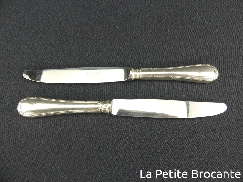 Christofle - Fourchette - Ensemble de 12 fourchettes à poisson modèle ruban - Métal argenté - Enchères - NEWS