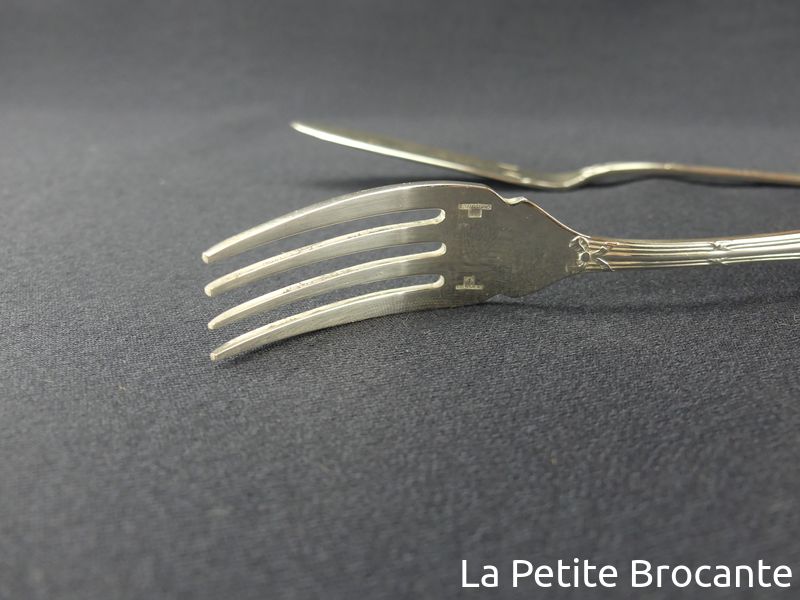 Louche Christofle Rubans - Métal Argenté, 32.5cm, Rubans Croisés, Occasion