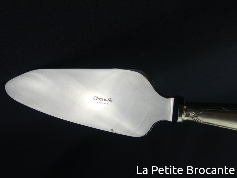 Grande louche Christofle modèle rubans croisés - Arts de la table