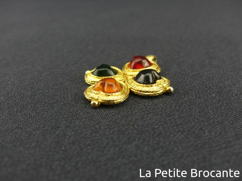 Caquelon Vintage En Grès émaillé Vert Made In France