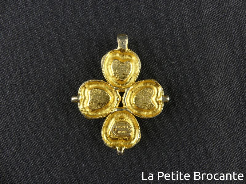 Pendentif Chrome Hearts Petit Poignard Avec Coeurs Chromés - #5 - Occasion