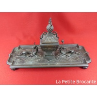 encrier_de_bureau_en_bronze_dcor_de_chimres_1