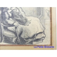 femme_endormie_au_chat_dessin_xixe_4